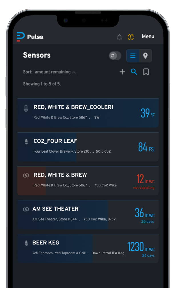 Pulsa Screen on Phone 1-min